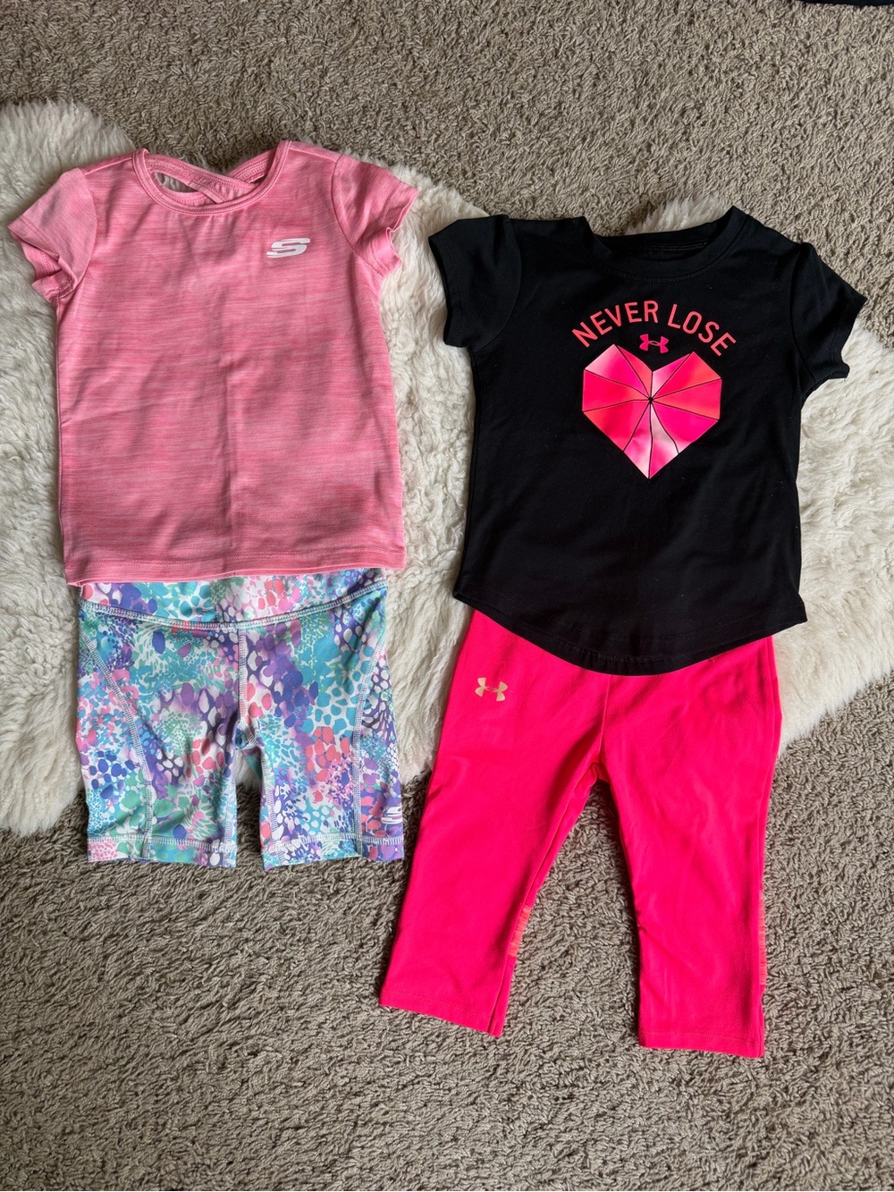 2 Athletic Sets | Sketchers & Under Armour | 3T